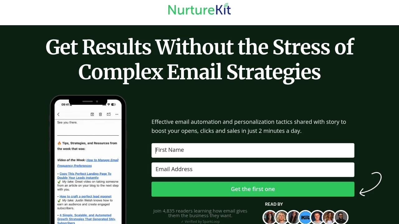 Screenshot of Evergreen website