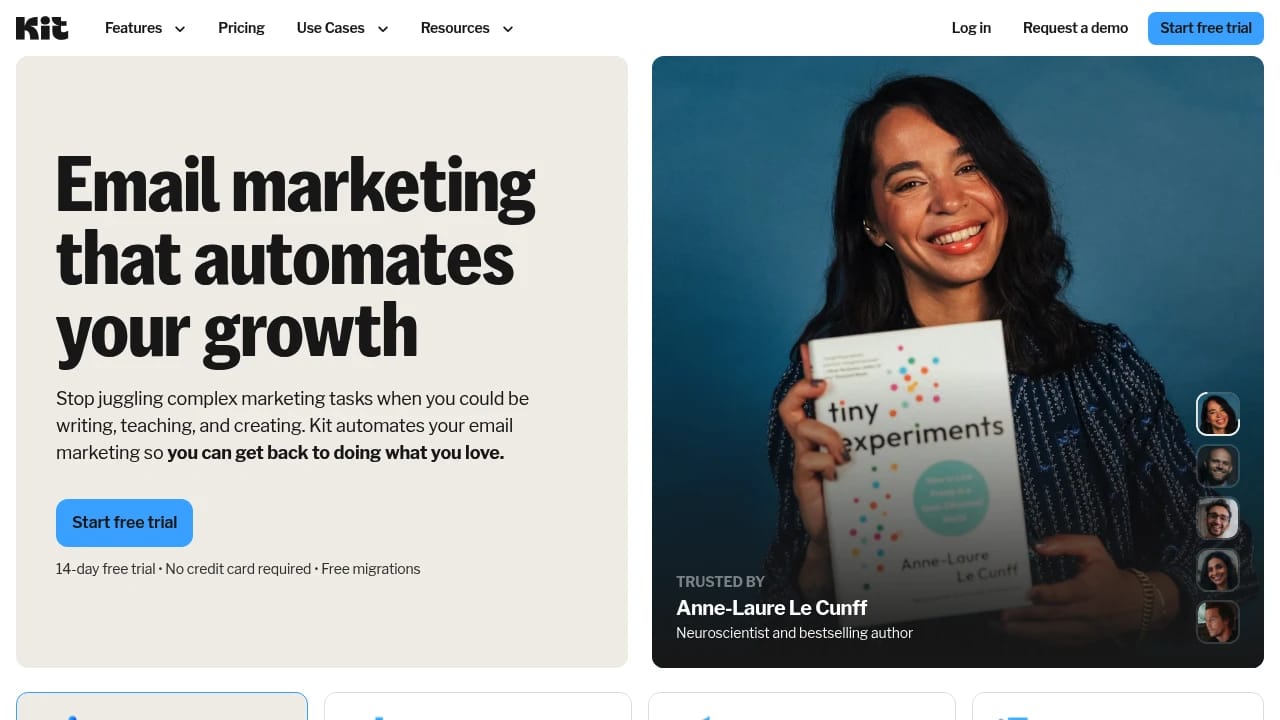 Screenshot of Kit Sponsor Network website