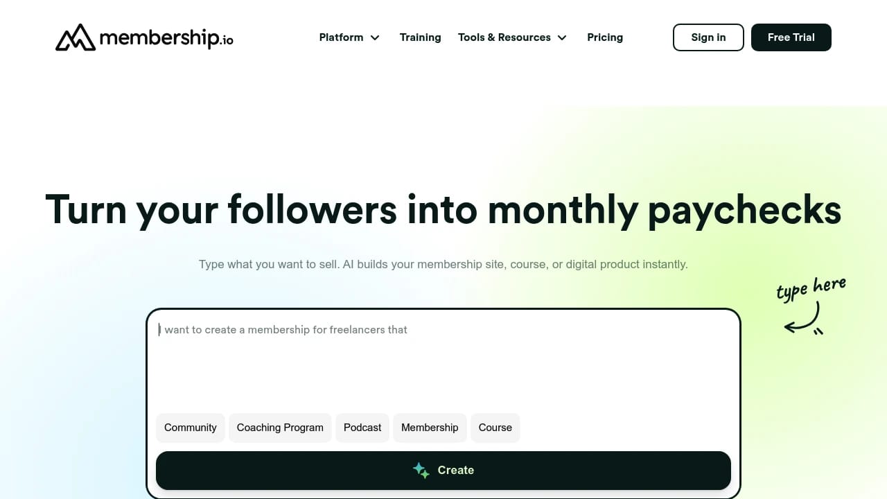 Screenshot of Searchie website