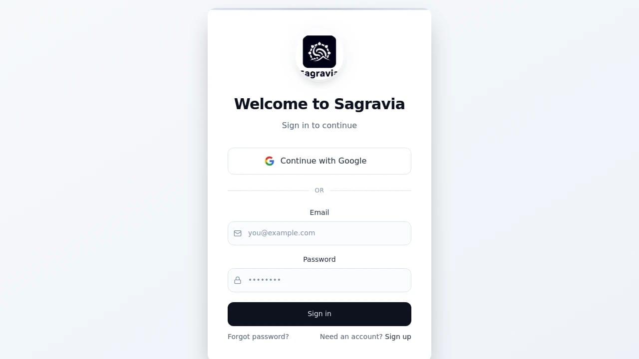 Screenshot of Crata website